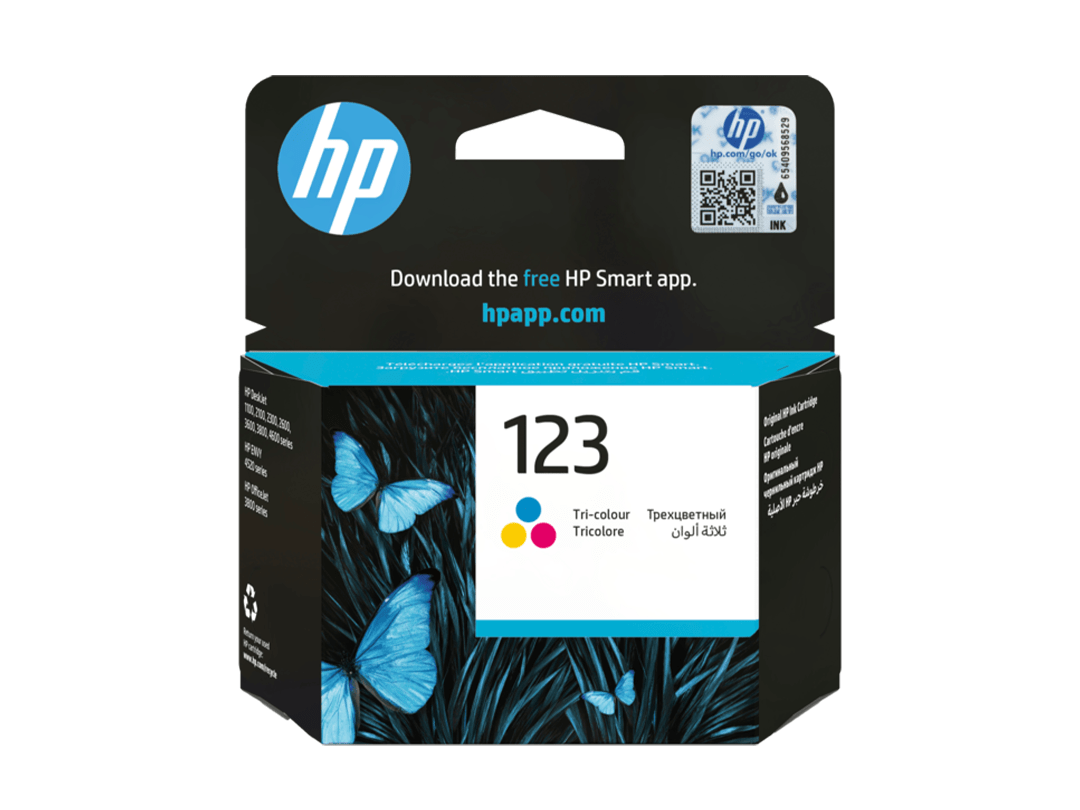 HP 123 Tri-color Original Ink Cartridge in Qatar HP 123 Tri-color Original Ink Cartridge in Qatar